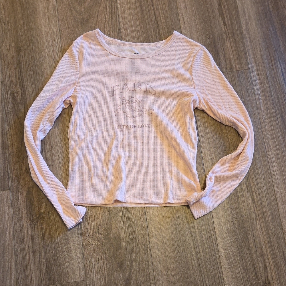 Pink Republic Light Pink Long Sleeve Tee